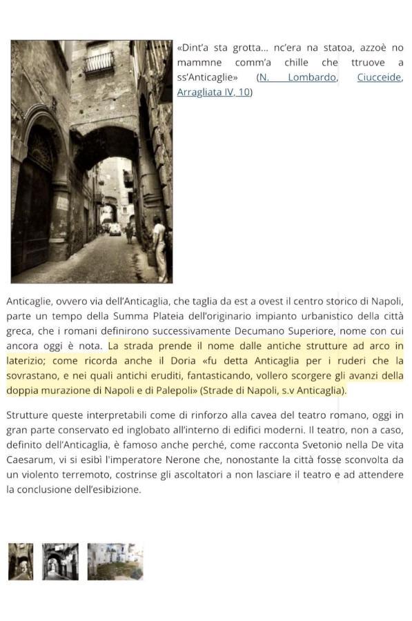 Appartamento Anticaglia 13 Napoli Esterno foto